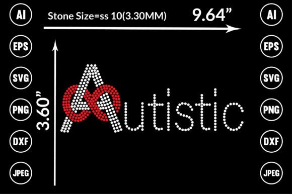 Autism Rhinestone Templates Design