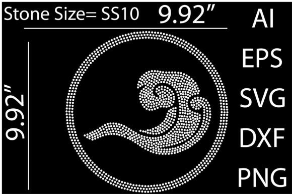 Clouds Rhinestone Templates: Graphics for T-Shirt Designs