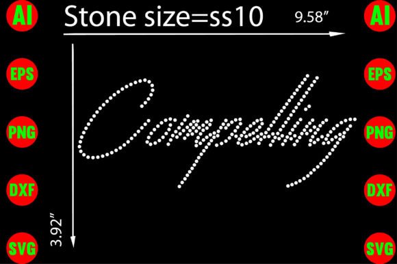 Compelling Rhinestone Templates for Graphics & T-Shirt Designs