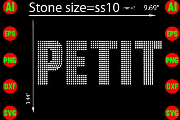 Petit Rhinestone Templates: Graphics & T-Shirt Designs