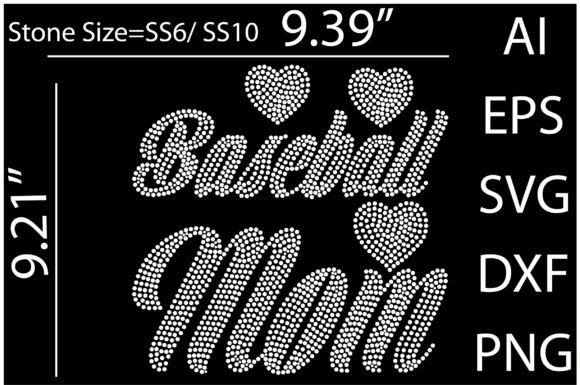 Printable Baseball Mom Templates Design Graphics