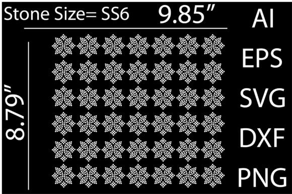 Printable Pattern Rhinestone Templates for Graphics & T-Shirt Designs