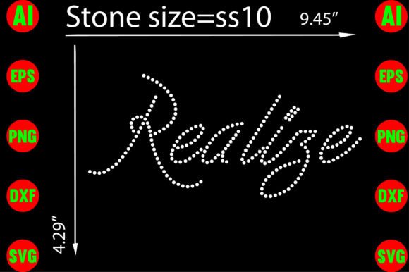 Realize Rhinestone Templates Design