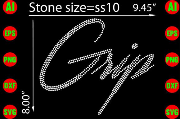 Rhinestone Templates for T-Shirt Graphics