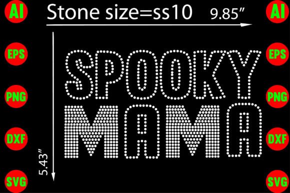 Spooky Mama Rhinestone Templates Design: A Designer's Hands-On Review