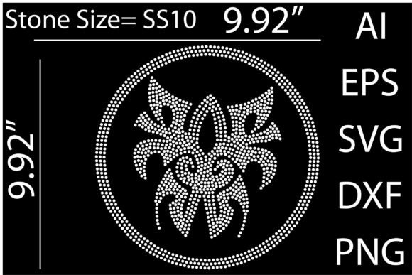Tattoo Rhinestone Graphics for T-Shirt Designs