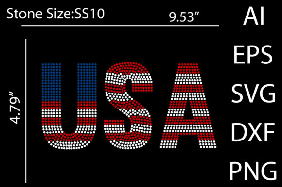 USA Rhinestone Templates: Graphics & T-Shirt Designs Review
